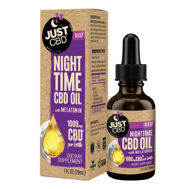 Just CBD Night Time Full Spectrum Oil Tincture