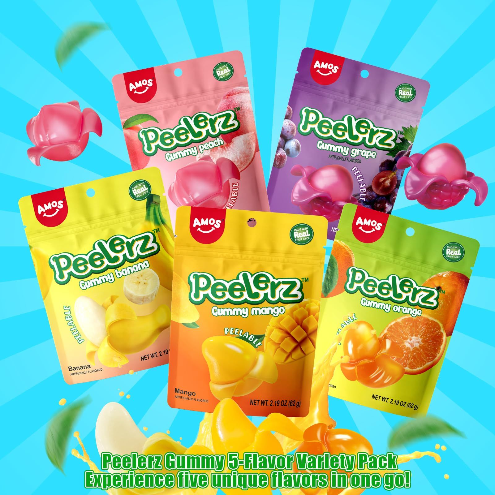 AMOS Peelerz Gummies | 3oz