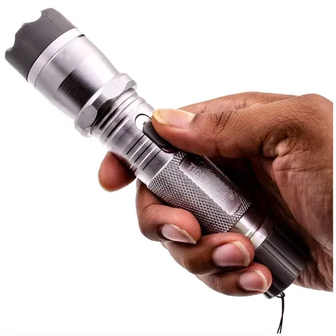 1101 TYPE  | LIGHT-FLASHLIGHT TASER | SILVER