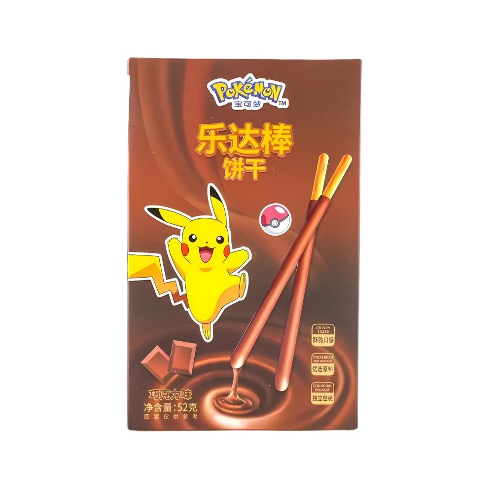 Pokemon Snacks | Poki Sticks, Choose A Flavor: Chocolate Poki