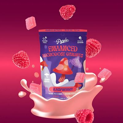 Purple Mushroom Enhanced Microdose Gummies | 3 Pack