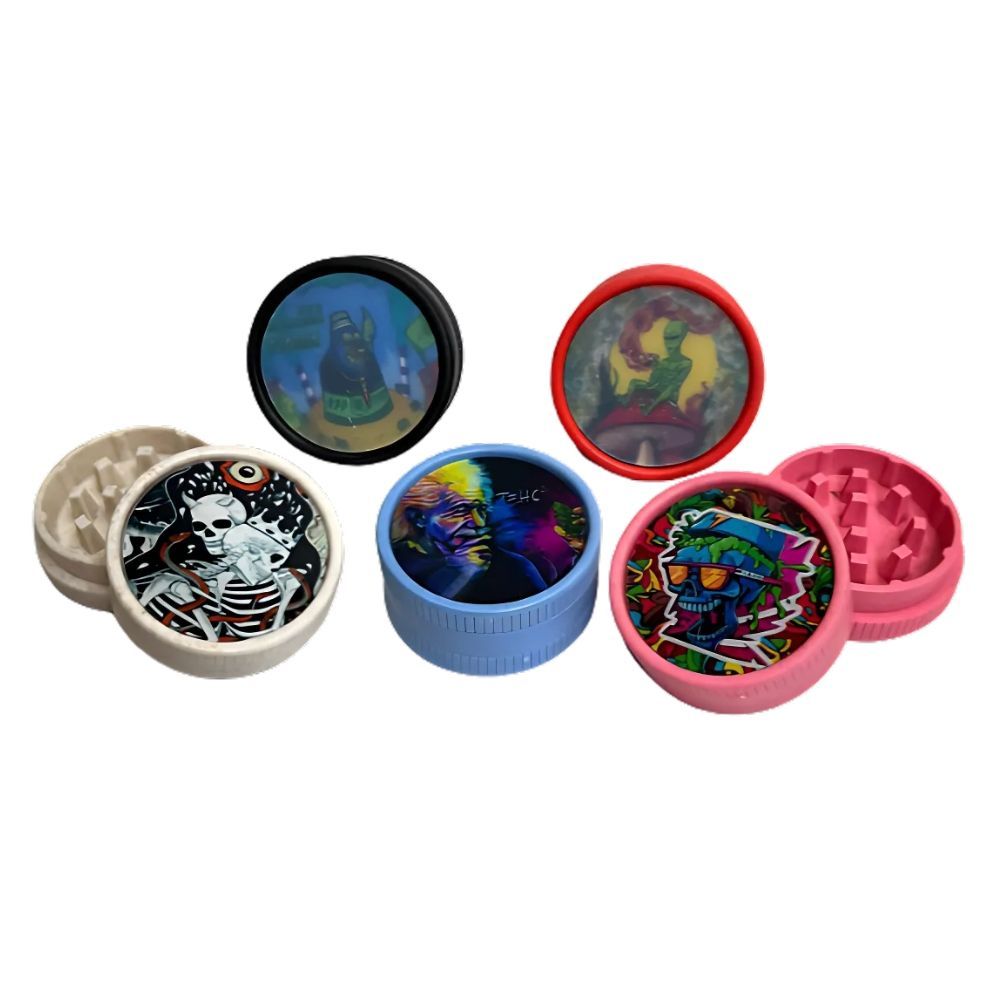 Plastic Hemo Shredder Biodegradable 2 Part Grinder | Assorted