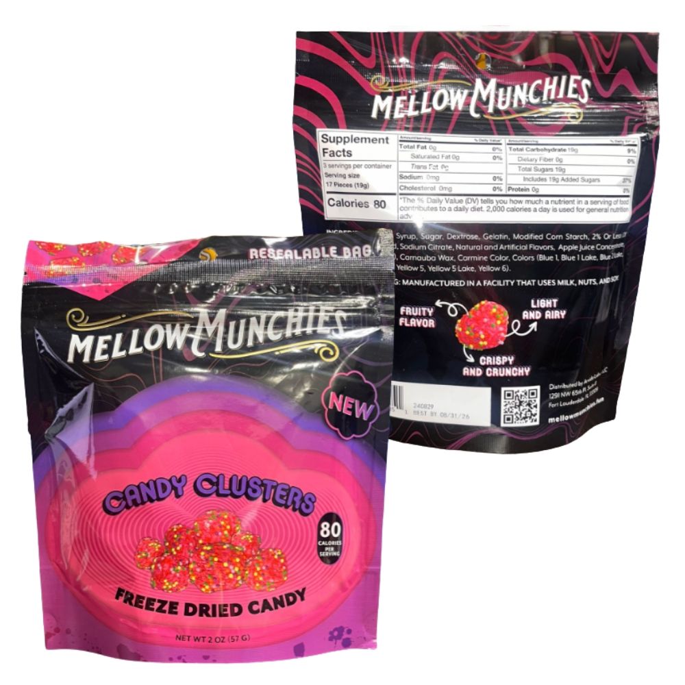 Mellow Munchies Freeze Dried Candy | Candy Clusters