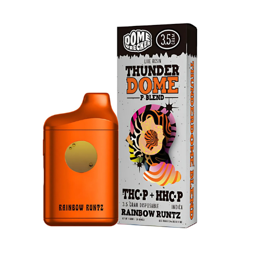 Thunder Dome | P-Blend | 3.5G Disposable, Choose Flavor: Rainbow Runtz (Indica)