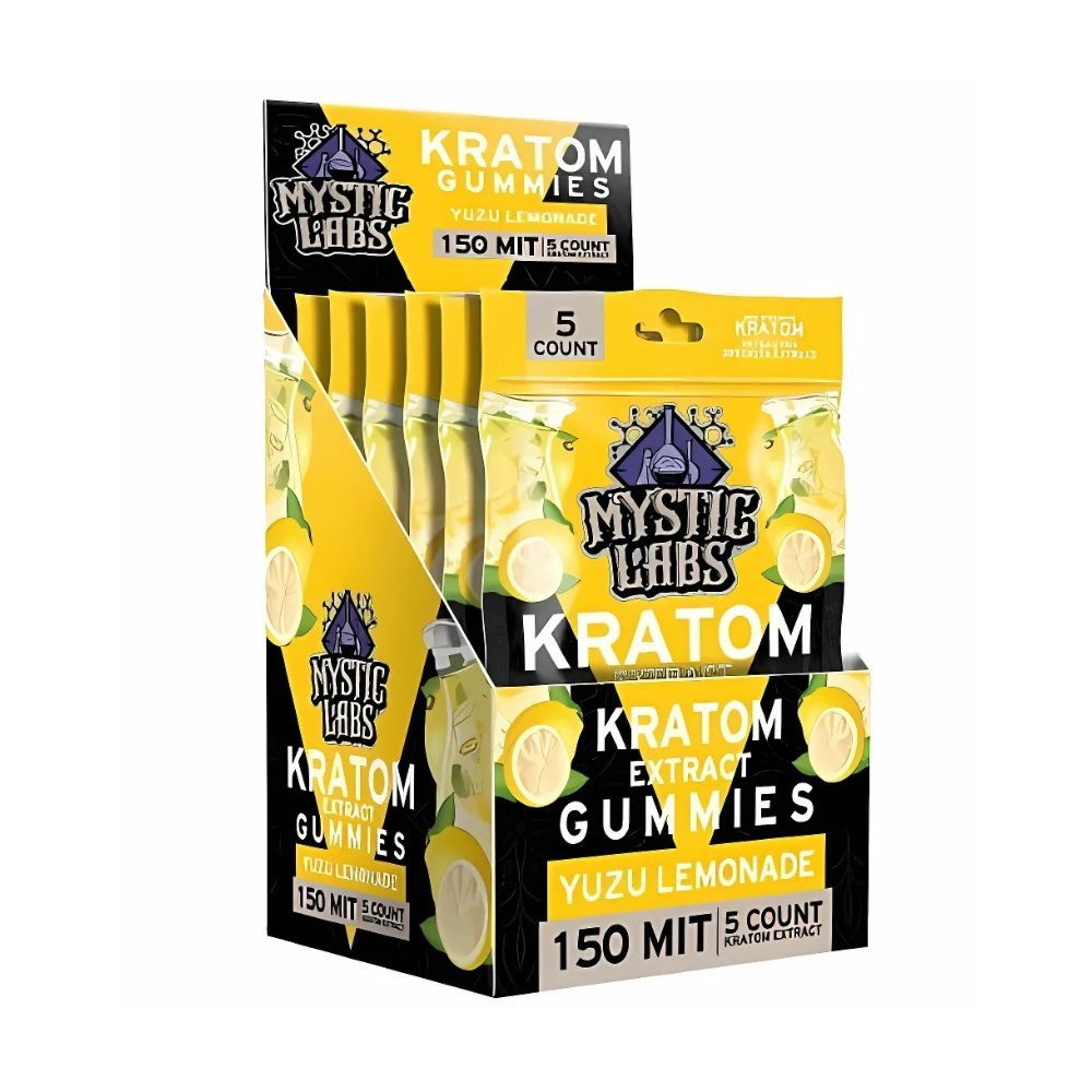 Mystic Labs | Kratom Gummies | 150 MIT — Yuzu Lemonade