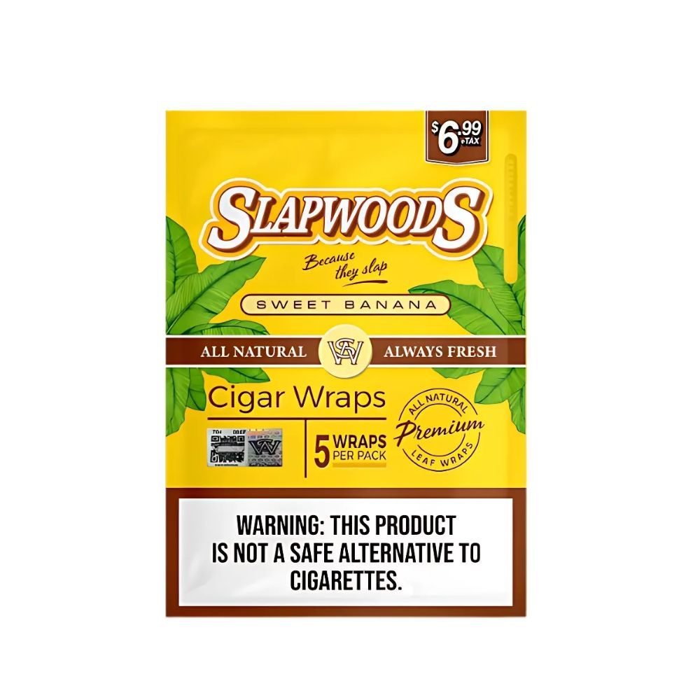 Slapwoods  Cigar Wraps | 5pk | Sweet Banana