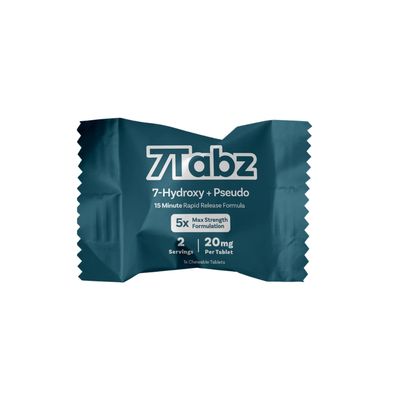 7Tabz 7-Hydroxymitragynine + Pseudo | 2 Servings 15mg Per Tablet 1 Tablet