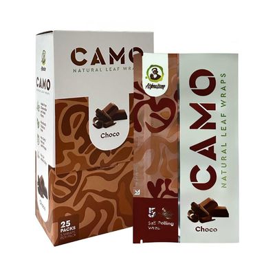 Camo Natural Leaf Rolling Wraps | 5 Count