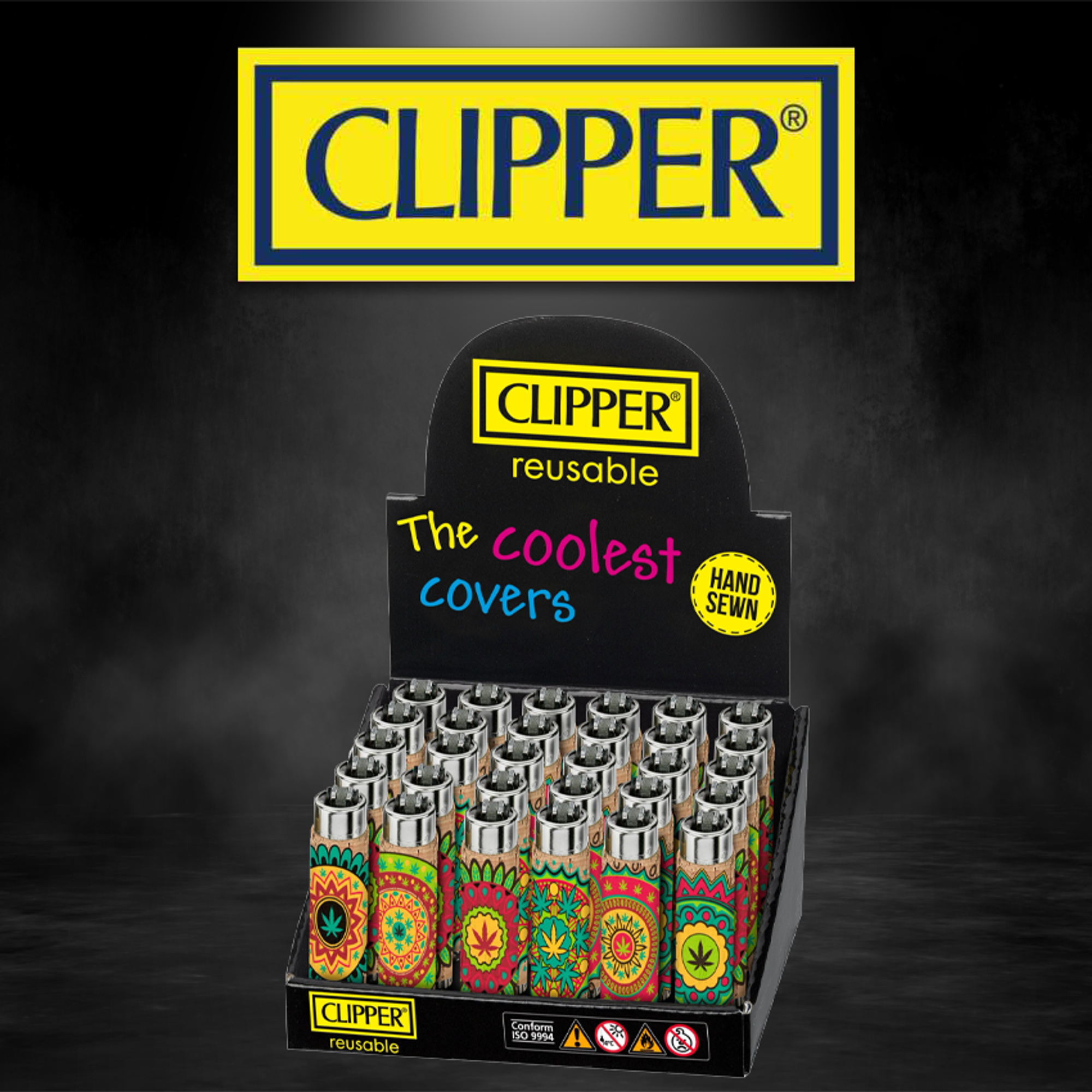 Clipper Natural Cork Lighters | Leaves