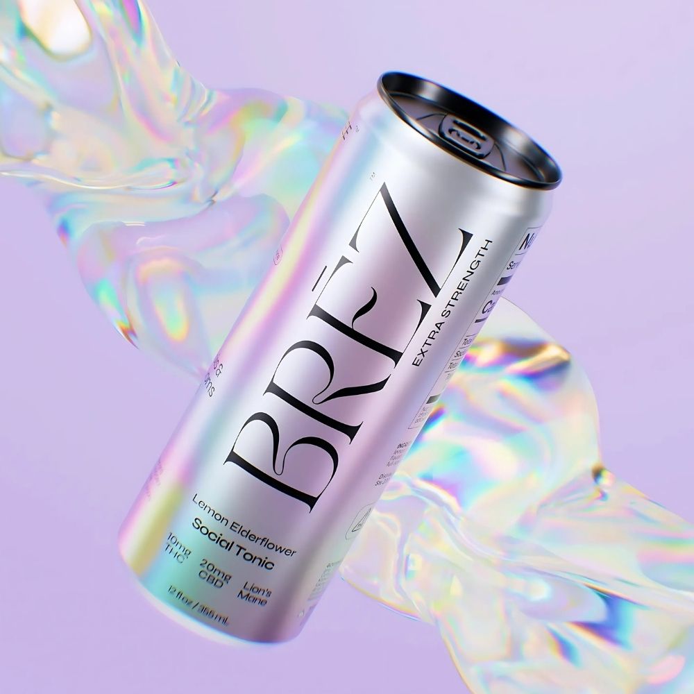 Brez | Extra Strength Cannabis &amp; Mushroom Infused Social Tonic