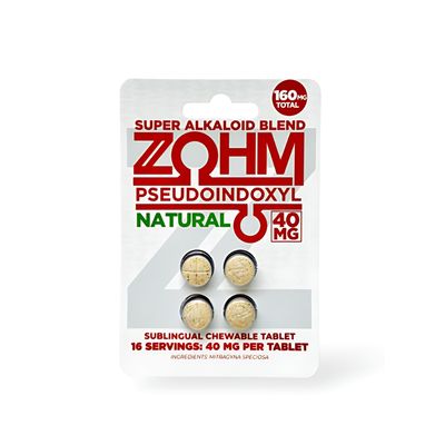 ZOHM Pseudoindoxyl Tablets Natural 40mg Per Tablet