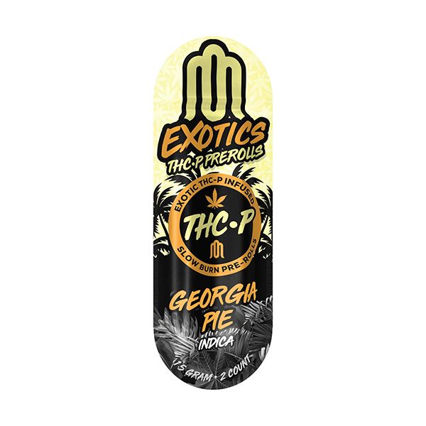 Modus Exotic THC-P Pre Rolls | 1.5X2 Gram| 2 Pack, Choose a Strain: Georgia Pie (Indica)