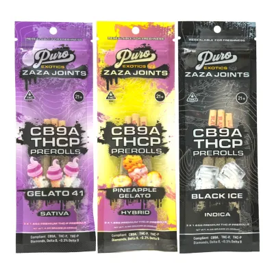 Puro Exotics ZAZA CB9A+THC-P Pre-Rolls | 1.65 Grams x 3
