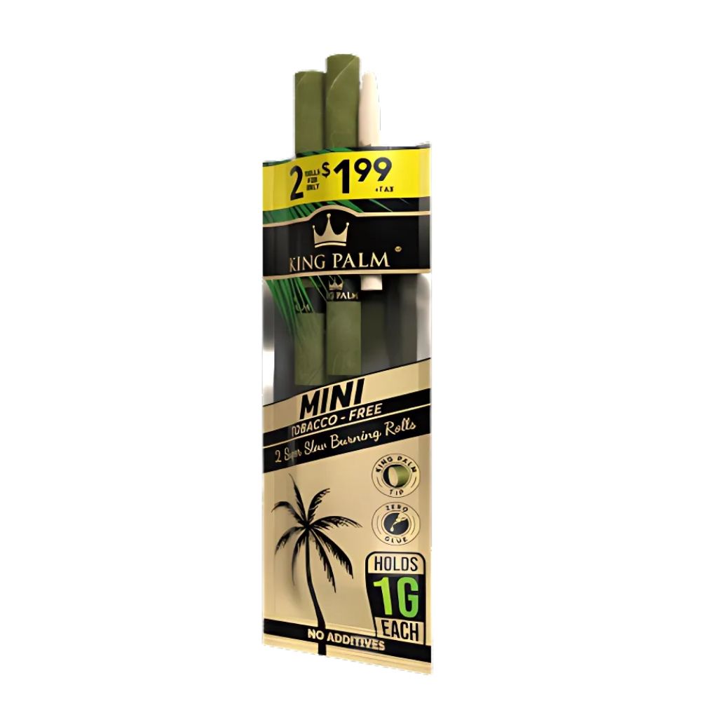 King Palm Mini 2 Super Slow Burning Rolls | Hold 1g Each