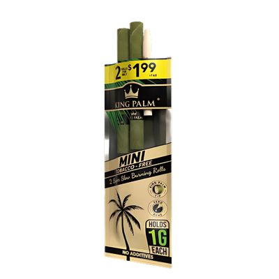 King Palm Mini 2 Super Slow Burning Rolls | Hold 1g Each