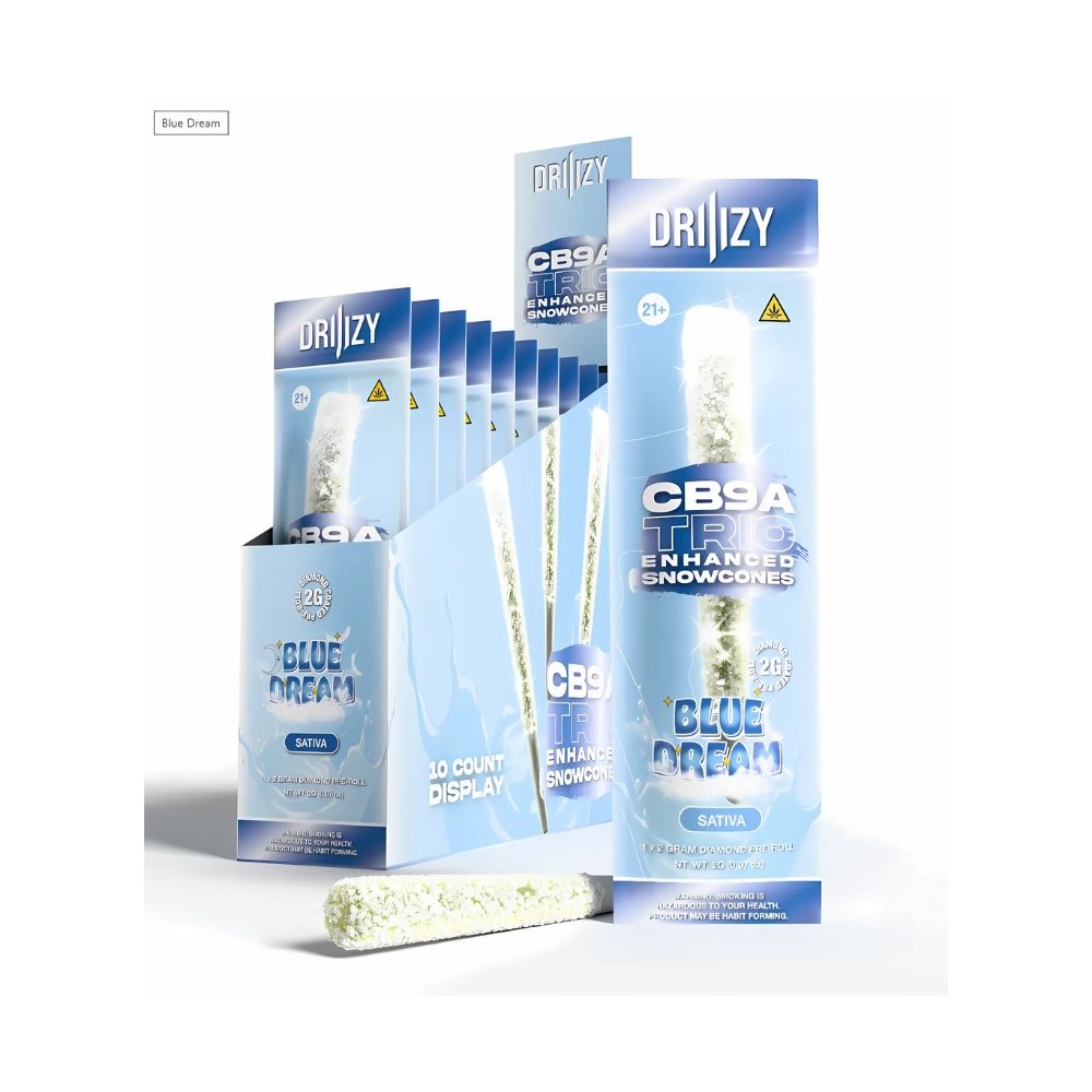 Driiizy | TRIO CB9A Full Diamond | Snowcone 1x2g — Afghan Kush (Indica)