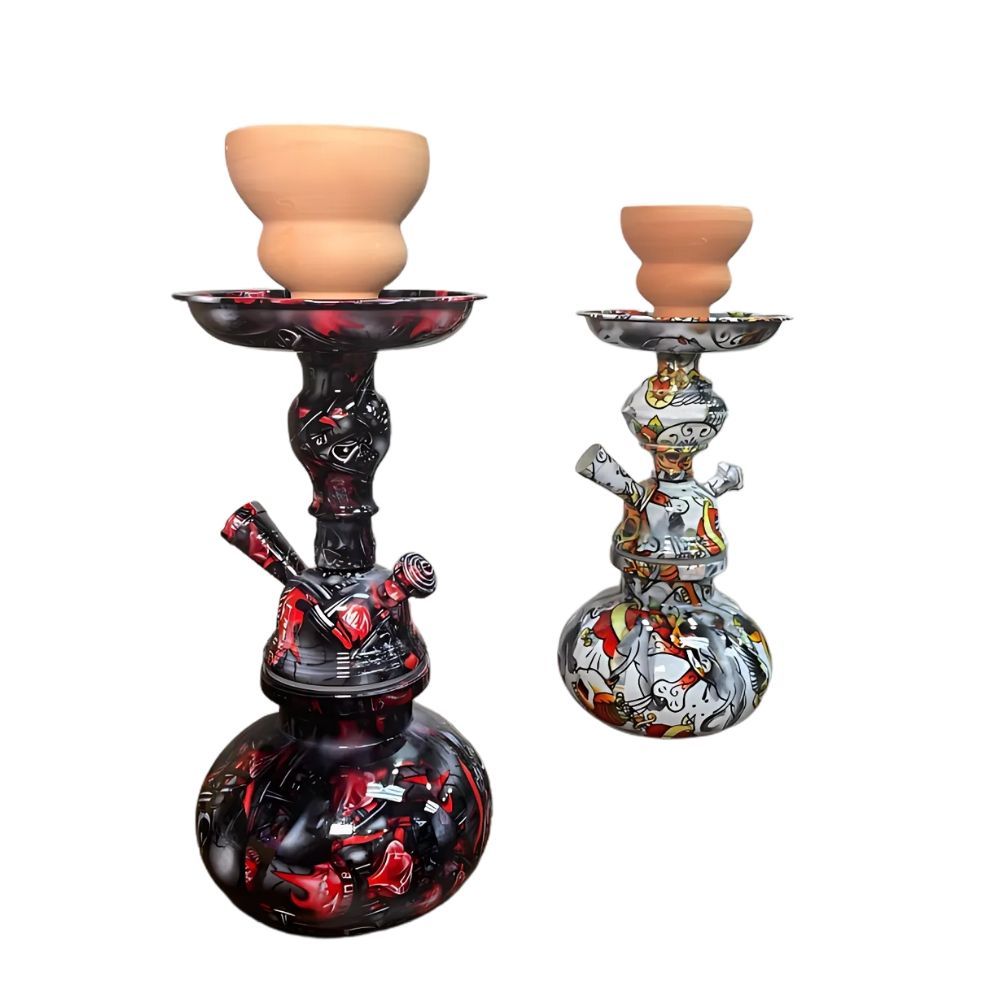 12″ ZEBRA | Ed Mordy Hookah — RED GRAFFITI