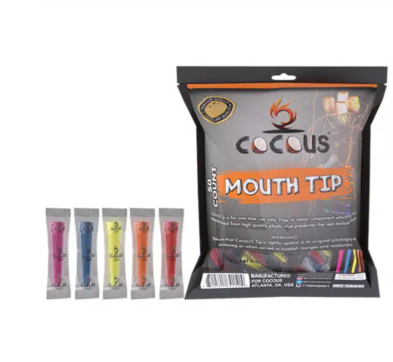 Cocous Hookah Mouth Tips — 100ct SHORT