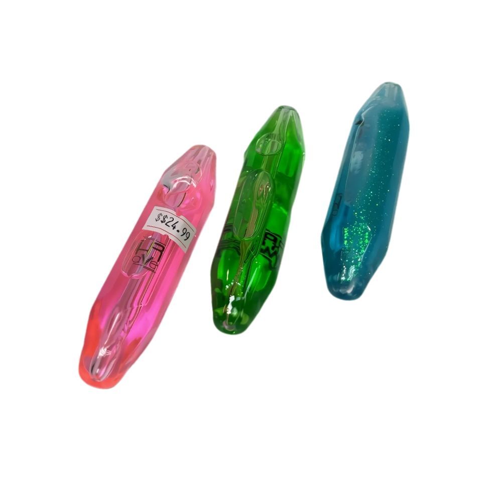 KRAVE - Freeze GEL Crystal 5" Hanpipe — Crystal Blue