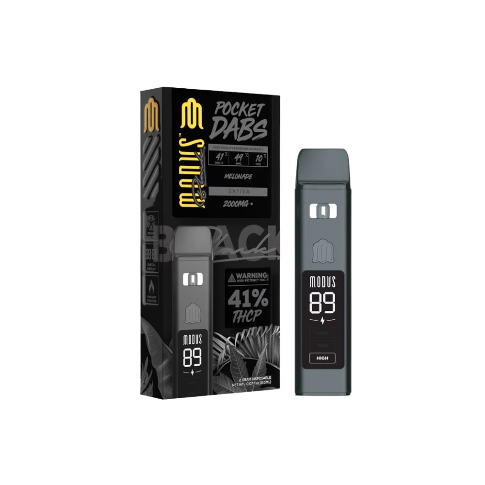 Modus THC-P Black Pocket Dabs Disposable | 2 Grams, Choose A Flavor: MELONADE