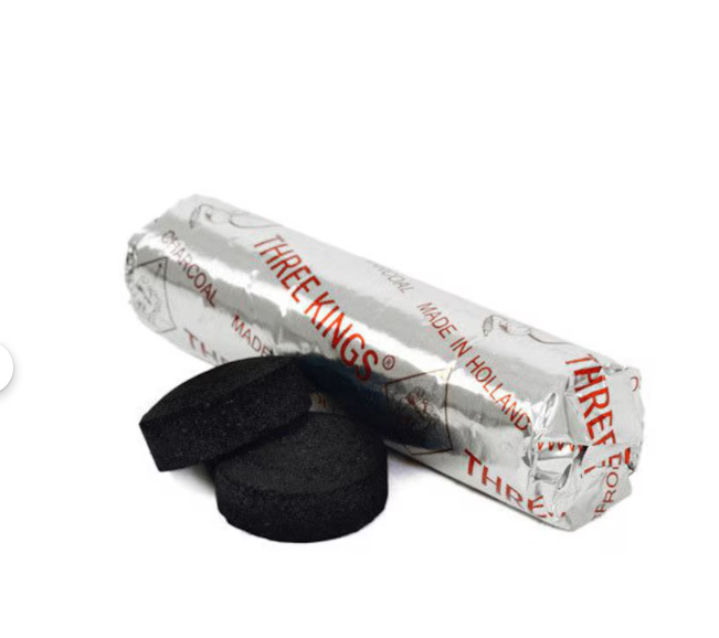Three Kings Charcoal | Per Pack — 33mm