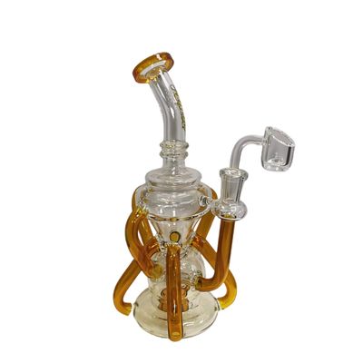 9&quot; Hipster 7 Tube Shower Head Diffused Recycler Waterpipe