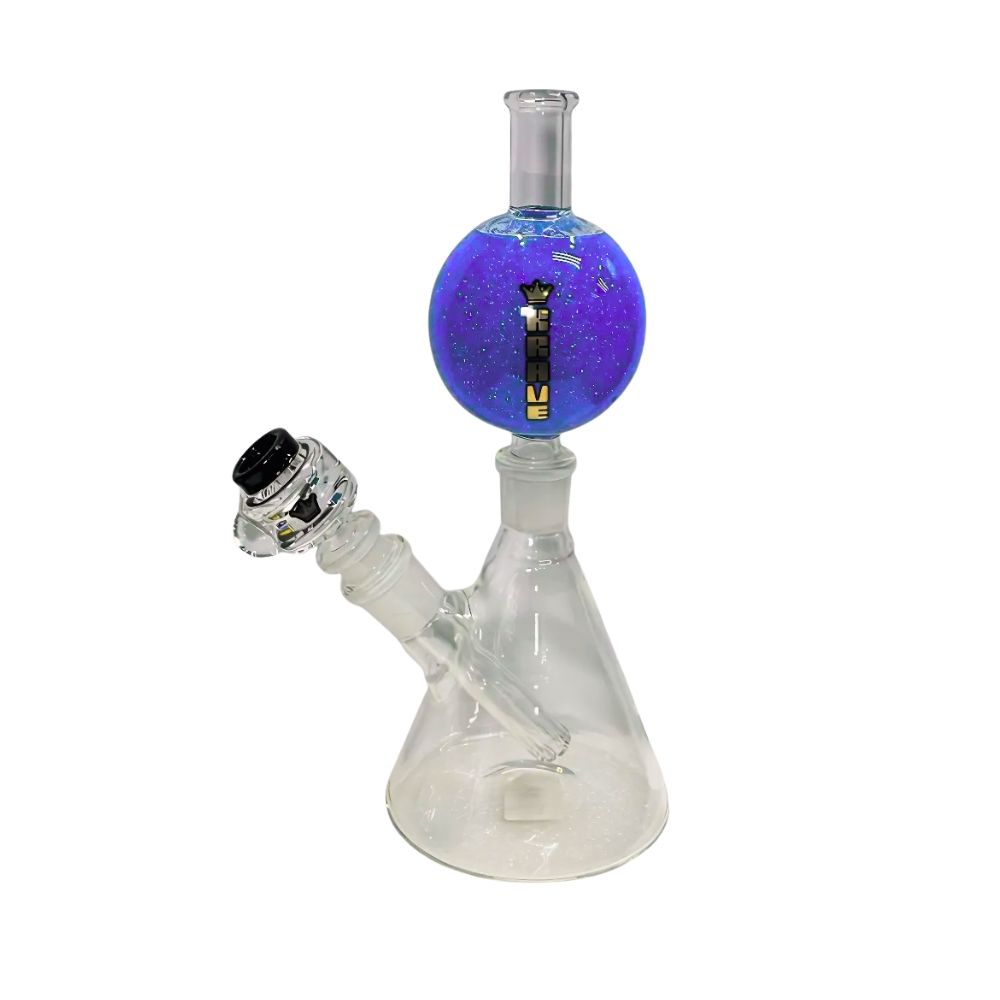 KRAVE 12 Glass Beaker Orb Dab Rig