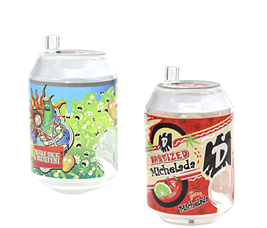 5" Dabtized Can A Pipe Glass Handpipe