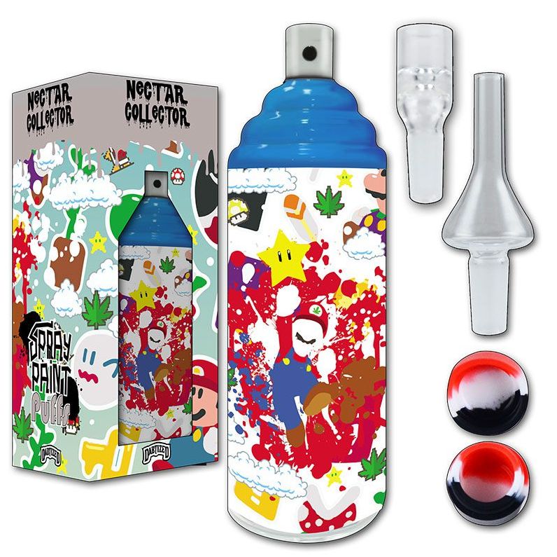Dabtized Spray Can Glass 2in1 Bubbler &amp; Nectar Collector