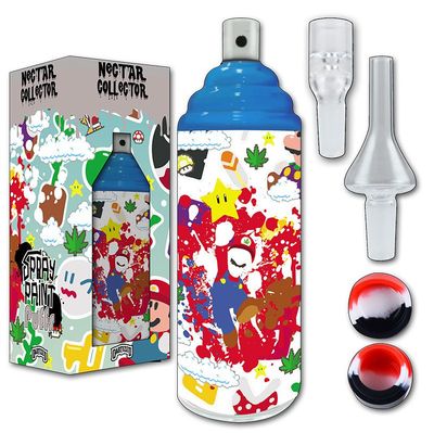 Dabtized Spray Can Glass 2in1 Bubbler &amp; Nectar Collector