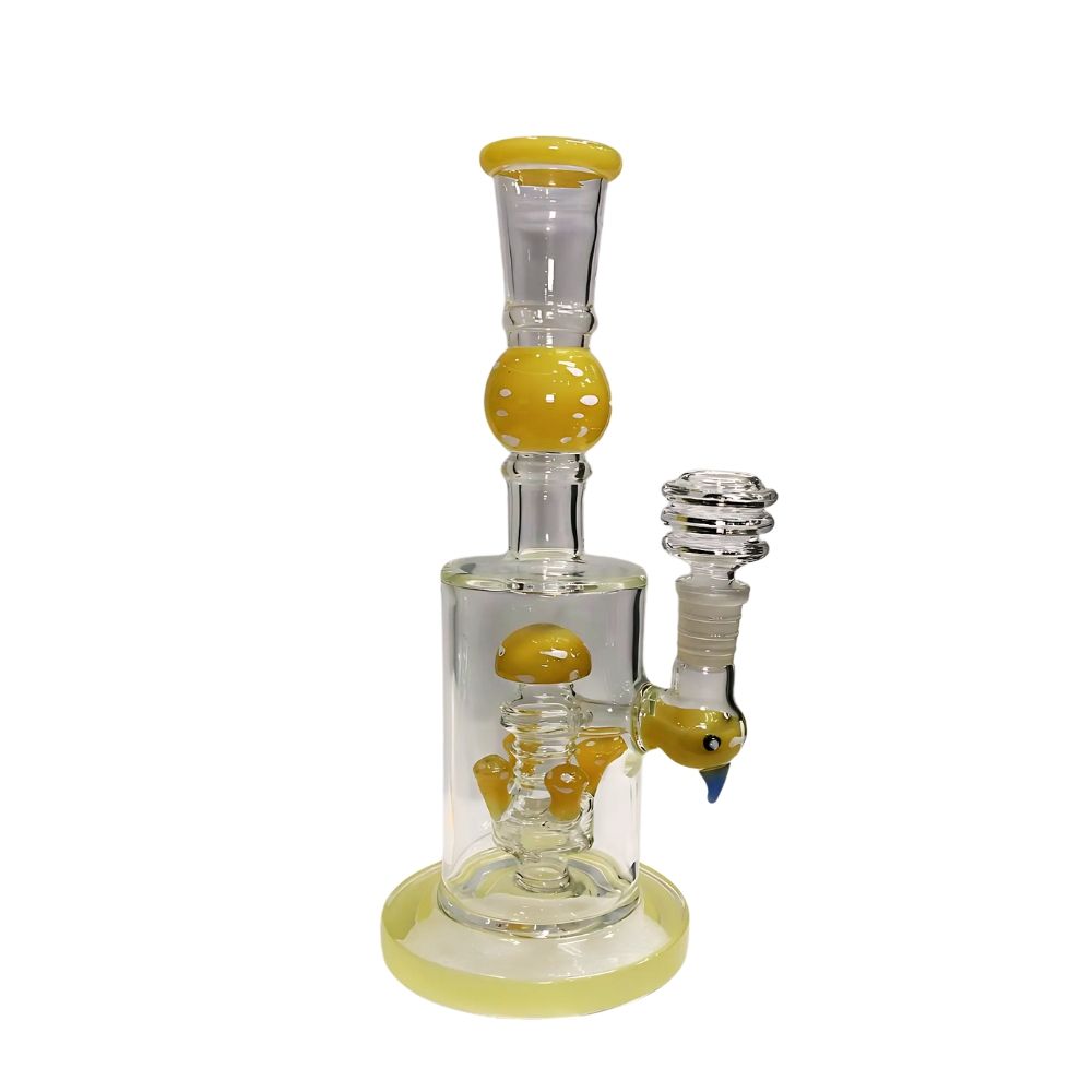 11" Yellow Bird Perc Waterpipe