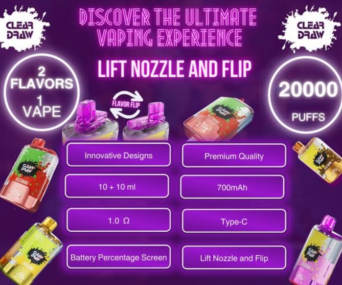 Clear Draw 20K Dual Flavor