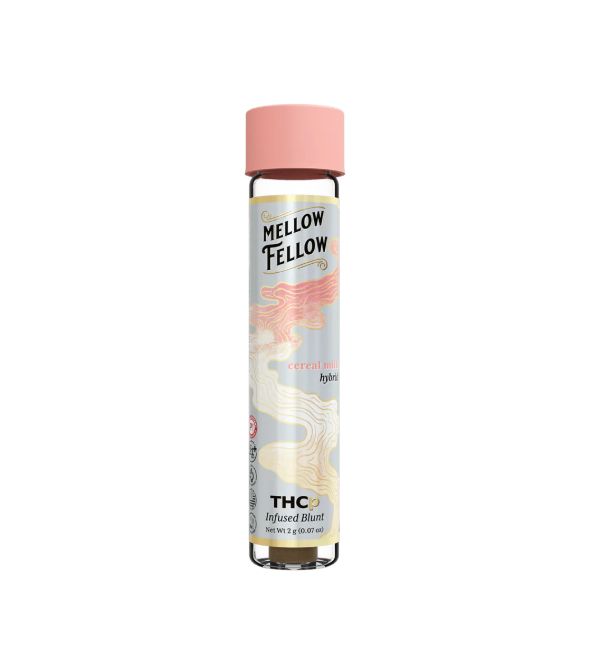 Mellow Fellow Infused THC-P 2G Prerolls, Choose a Strain: Cereal Milk (Hybrid)