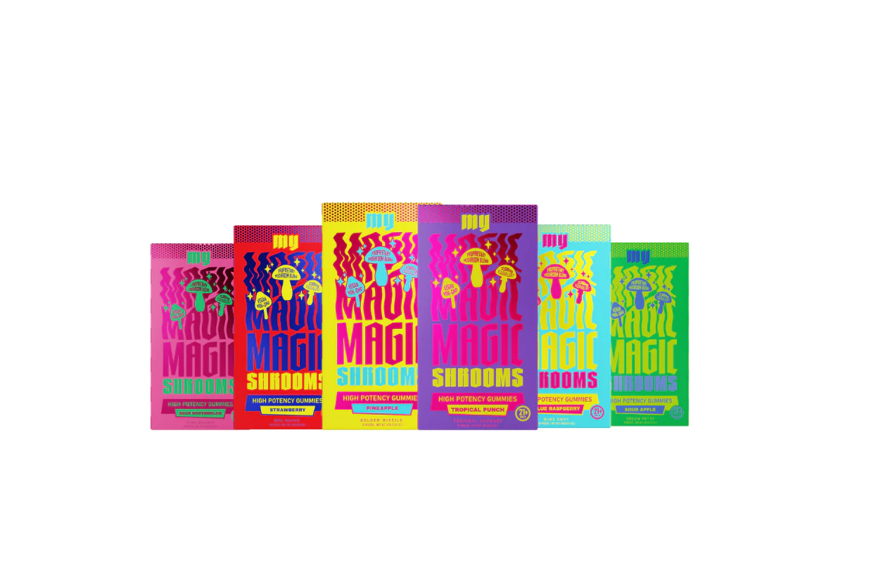 My Mushy Magic  Mushroom Gummies — Blue Raspbery