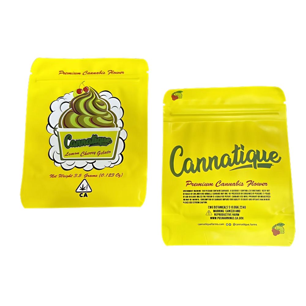 Smell Proof Mylar Bags | 3.5 grams | Assorted Designs, Choose Design: Cannatique