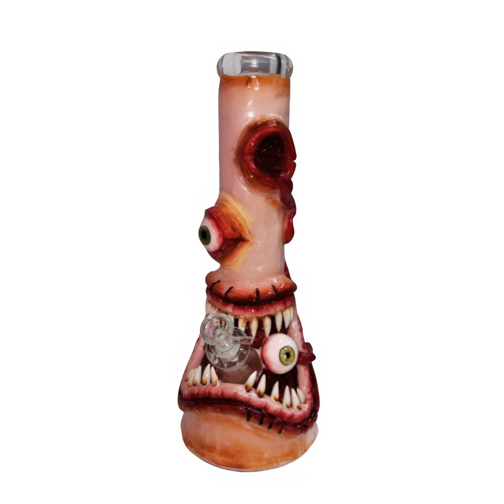 15" Monster Waterpipe | 3D Monster Smile
