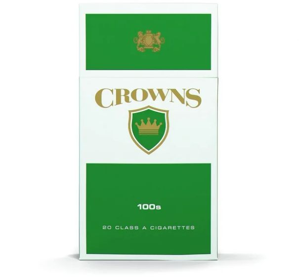 CROWNS King Menthol  Dark Green Cigarettes