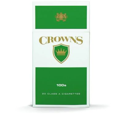 CROWNS King Menthol  Dark Green Cigarettes