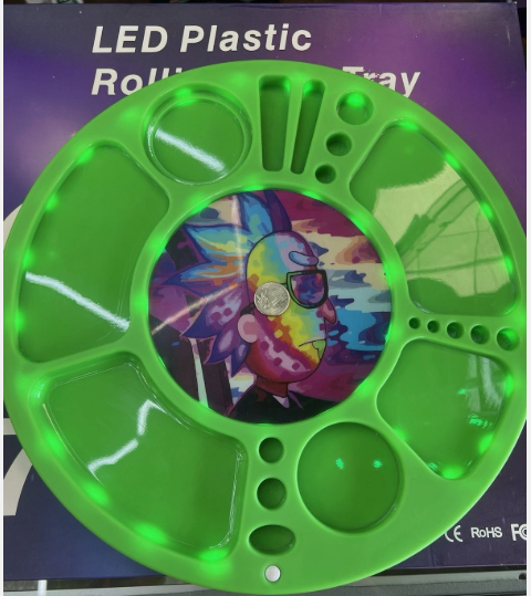 Led Spin Rolling Tray