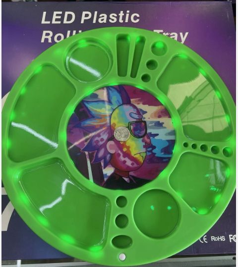 Led Spin Rolling Tray