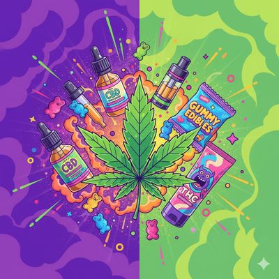 CBD, Delta, &amp; THC