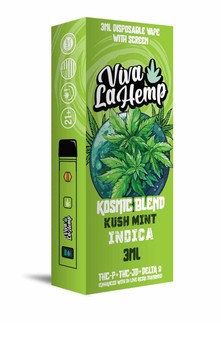 Viva La Hemp Kosmic Blend Disposable 3G - Kush Mint Indica
