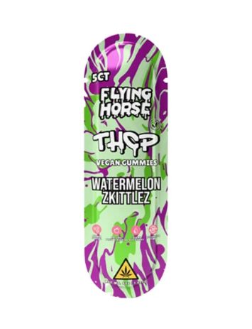 Flying Horse THCP Vegan Gummies 5pc 1500mg | Watermelon Zkittlez
