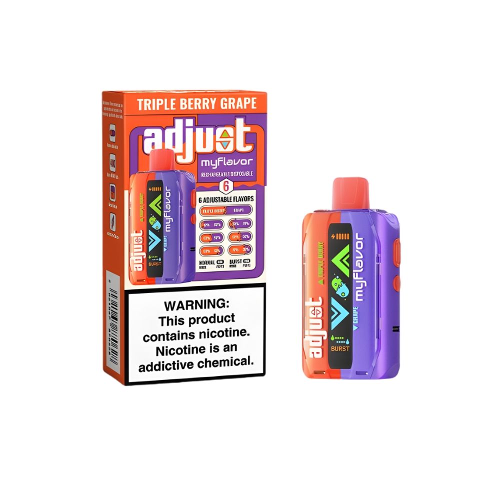 Adjust My Flavor 40k Disposable, Choose A Flavor: Triple Berry - Grape