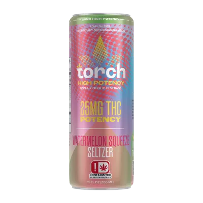 Torch High Potency THC Seltzer Drink | 25mg
