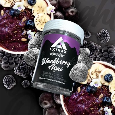 Delta Extrax THCJD+ THCH 3500mg Gummies | Lights Out Collection