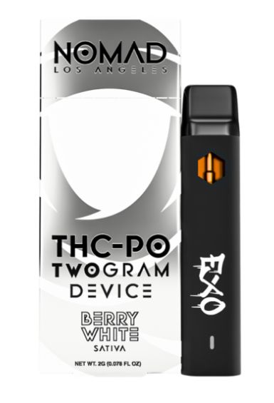 Exodus Nomad 2g THC-PO Disposable, Choose A Flavor: Berry White (Sativa)
