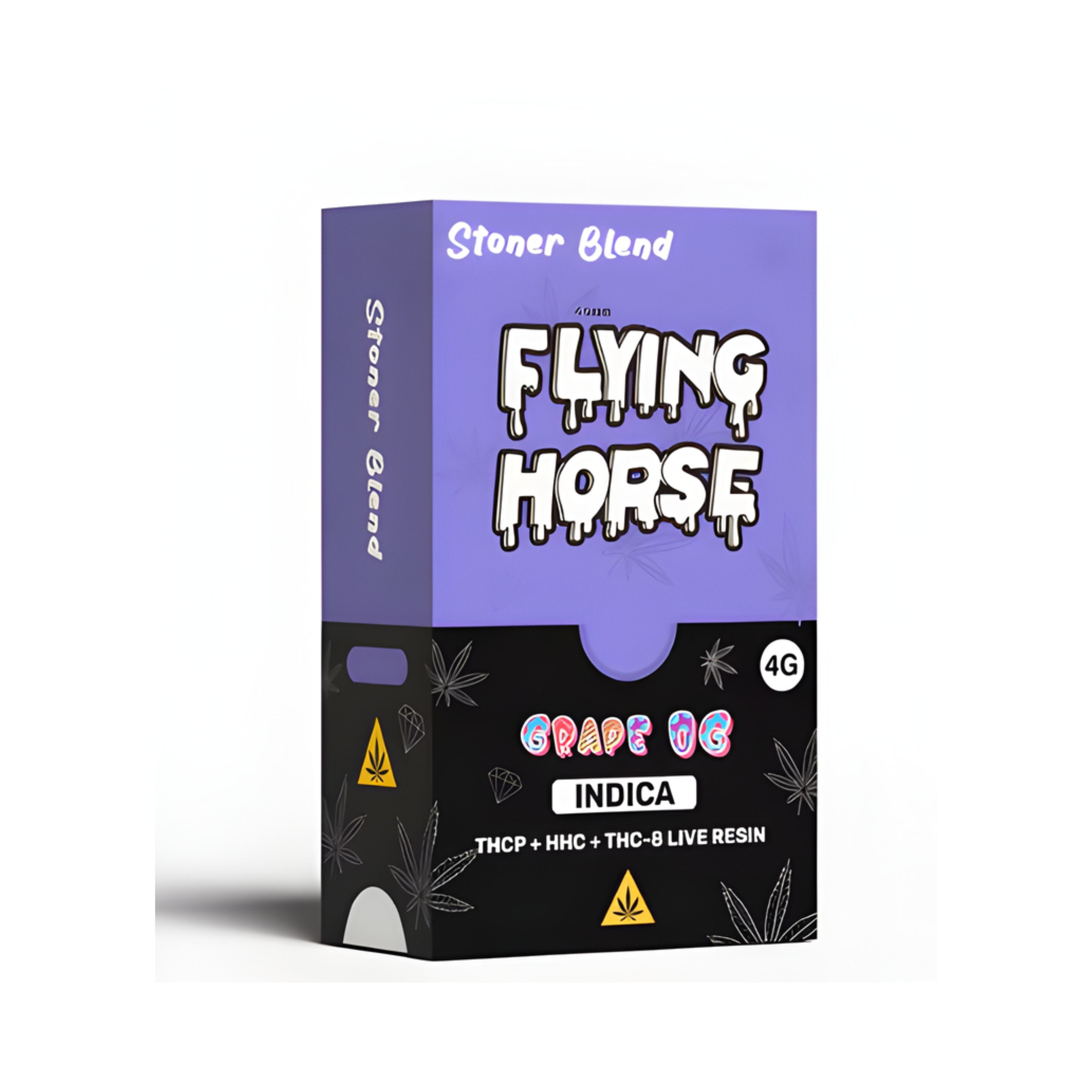 Flying Horse Stoner Blend THC-P+HHC+THC-8 Live Resin Cartridges — Girl Scout Cookies (Indica)