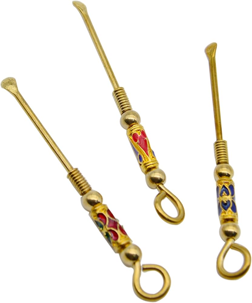 Apex Metal Snuff Spoons | Gold