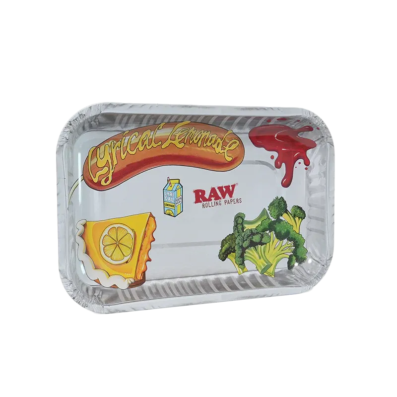 Raw Rolling Tray | Small, Choose a Design: Lyrical Lemonade